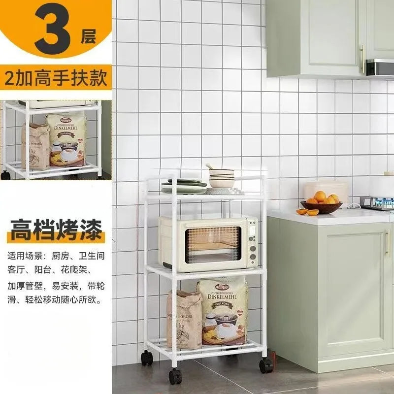 Multi-Level Kitchen Storage Cart - Floor-Standing Shelf Organizer - photo 5