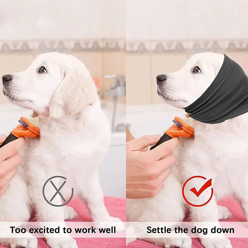 Pet Ear Muffs Snood - Stretchy Knit Head Wrap for Cats and Dogs - photo 6