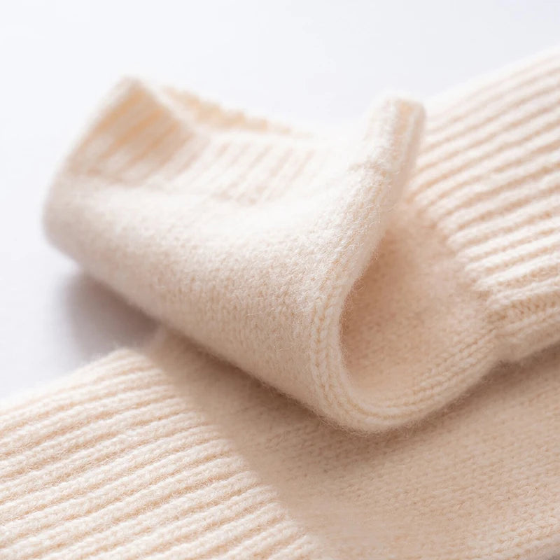 Knit Fingerless Gloves - Half Finger Winter Mittens and Arm Warmers - photo 5