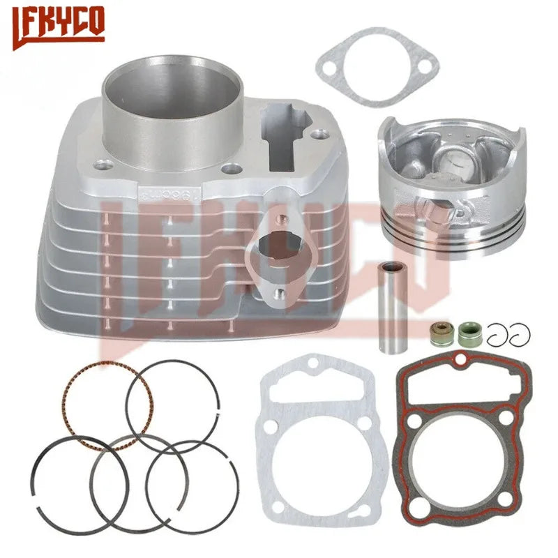 Motorcycle 196cm³ 63.5mm Cylinder 200CC Engine Motor For Honda CB200 ATC 200 XL200 XR200 Gasket Piston Ring Motoblsock ATV Parts