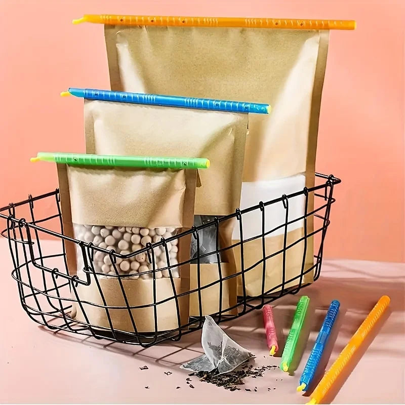 15pcs/Set Bag Sealer Clips - Keep Food Fresh & Bags Airtight