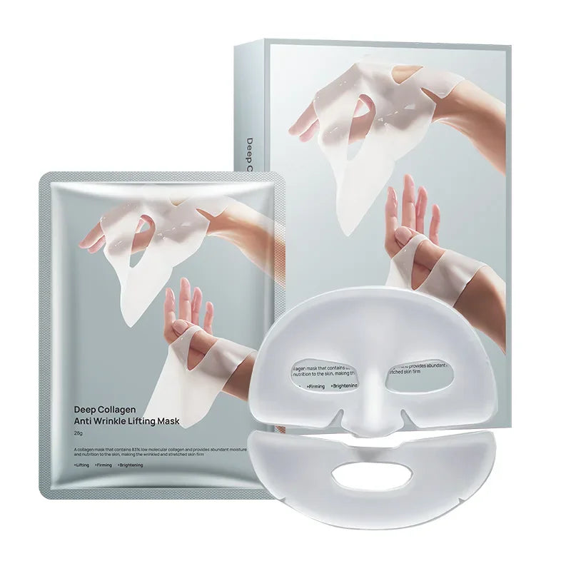 Deep Collagen Anti Wrinkle Lifting Mask Collagen Face Mask Overnight, Deep Collagen Mask for Lifting Firming Moisturizing. women