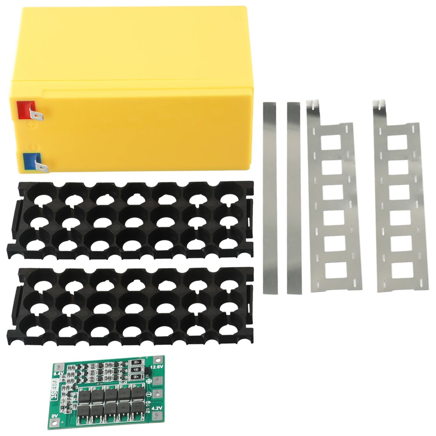 ABS Battery Case 12V 7Ah Battery Case Holder Fit 18 650 Cells 3x7 Nickel Strip Storage Box For 18 650 Battery DIY Battery Pack