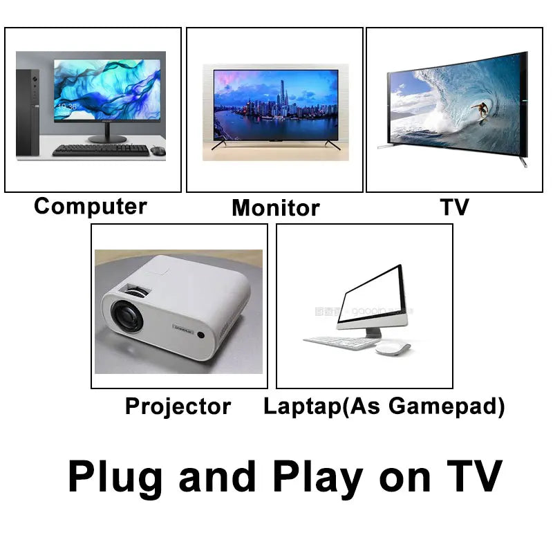 Super Console X3 Mini PC Game Console — i3 CPU, 1TB, Plug-and-Play TV, Wireless Controller
