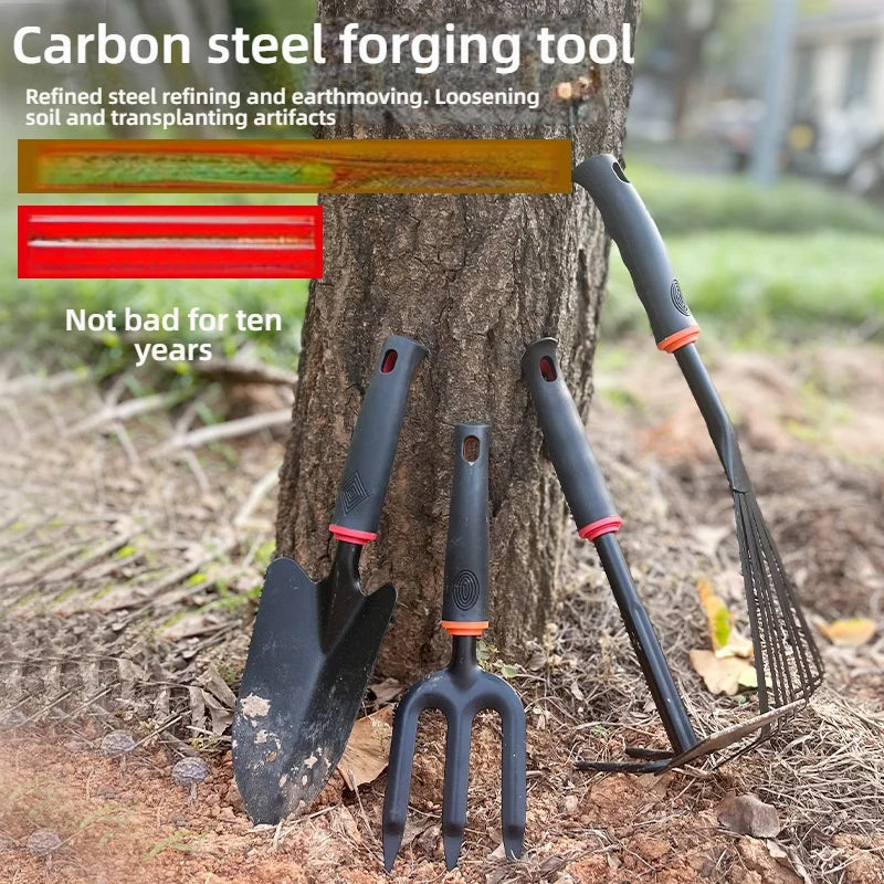 7-Piece Garden Tool Set — Mini Shovel, Rake & Trowel Kit for Planting
