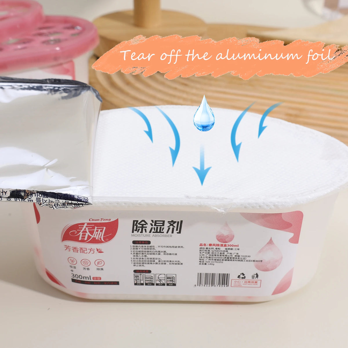 Wardrobe Dehumidification Box Moisture Absorber Reusable Moisture-proof for Wardrobe Closet Laundry Room Toilet Desiccant Boxes