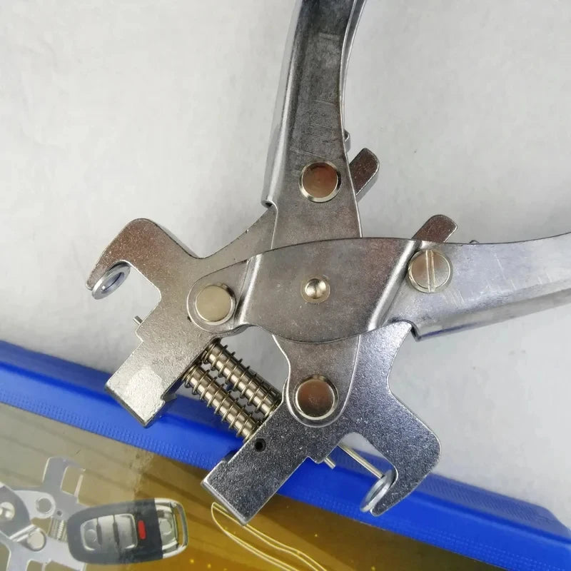 Car Key Disassembly Pliers – Remote Key Folding Tool for Installing Flip Key Blades & Removing Pins – Locksmith Repair Kit