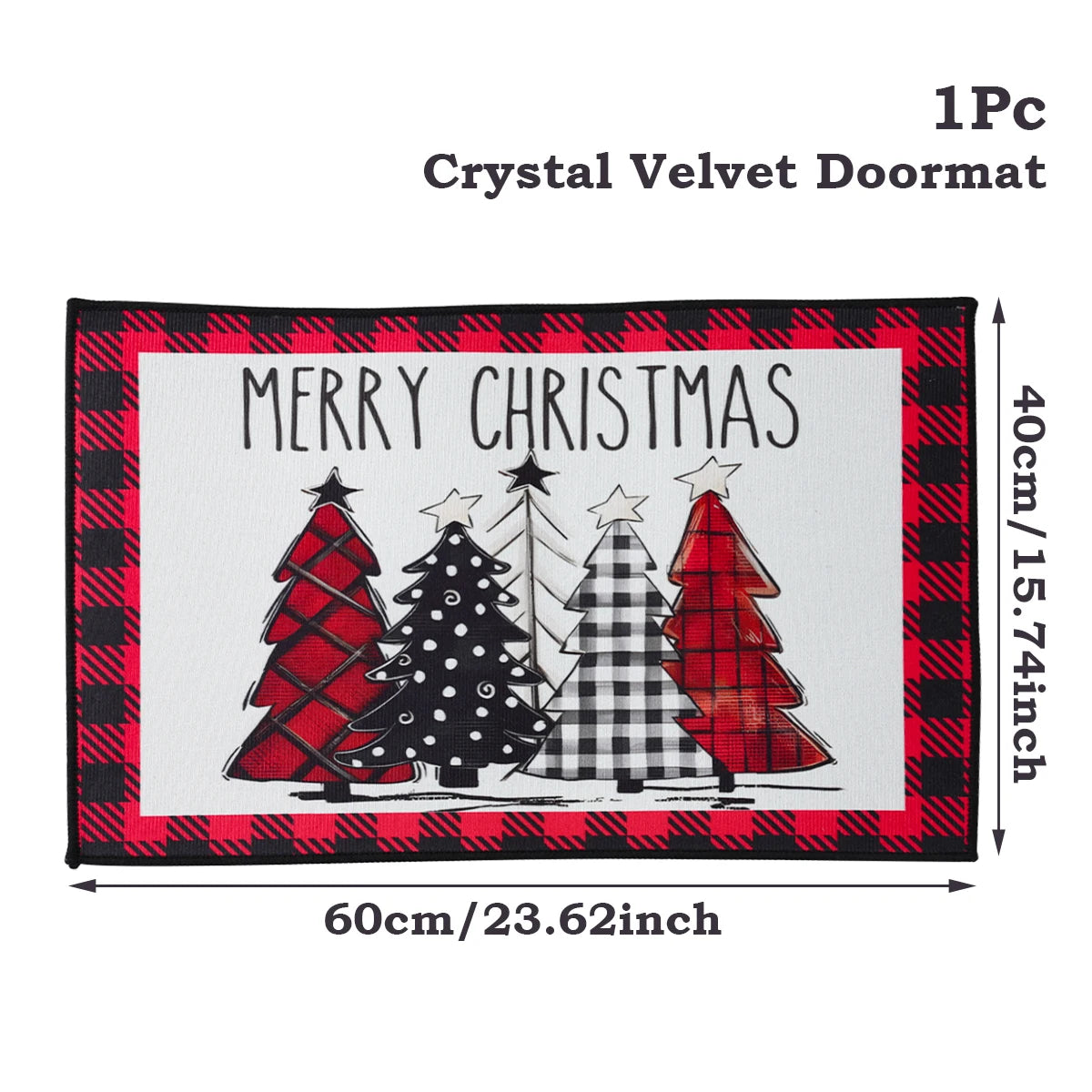 Christmas Door Mat Santa Claus Outdoor Carpet Merry Christmas Decorations For Home 2026 Navidad Xmas Ornament New Year 2026