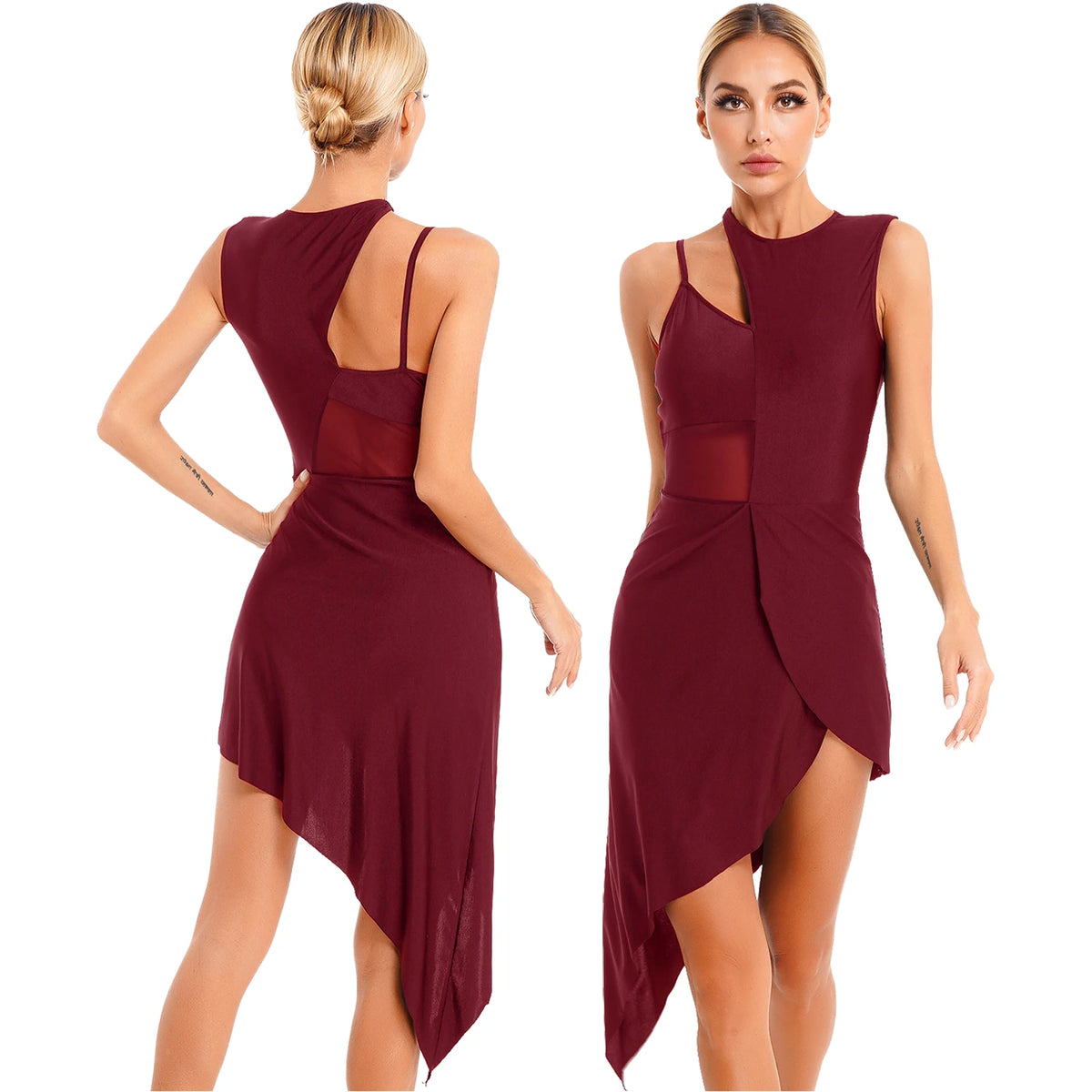 Women's sleeveless ballet lyrical dance dress