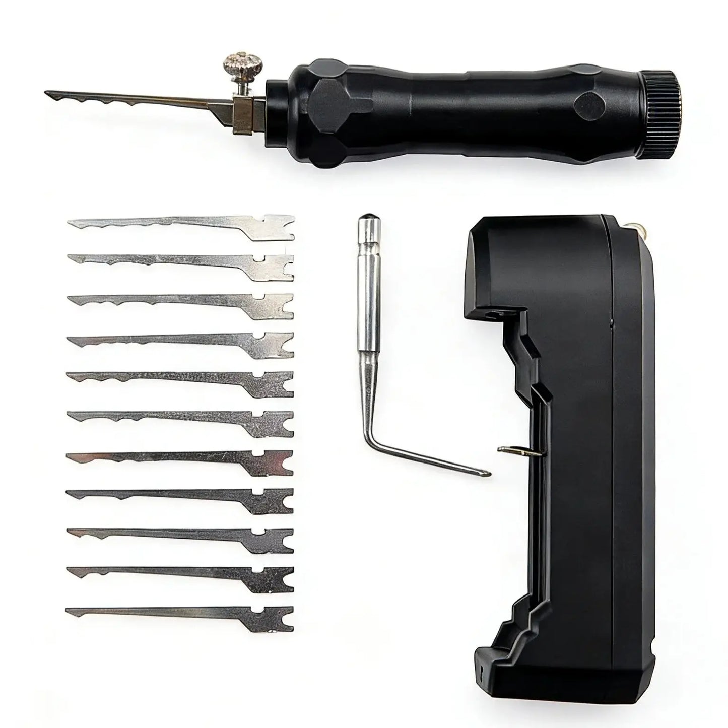 Functional locksmith repair tool set Extreme storm electric brush hook lock open locksmith tool