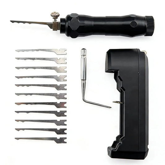 Functional locksmith repair tool set Extreme storm electric brush hook lock open locksmith tool