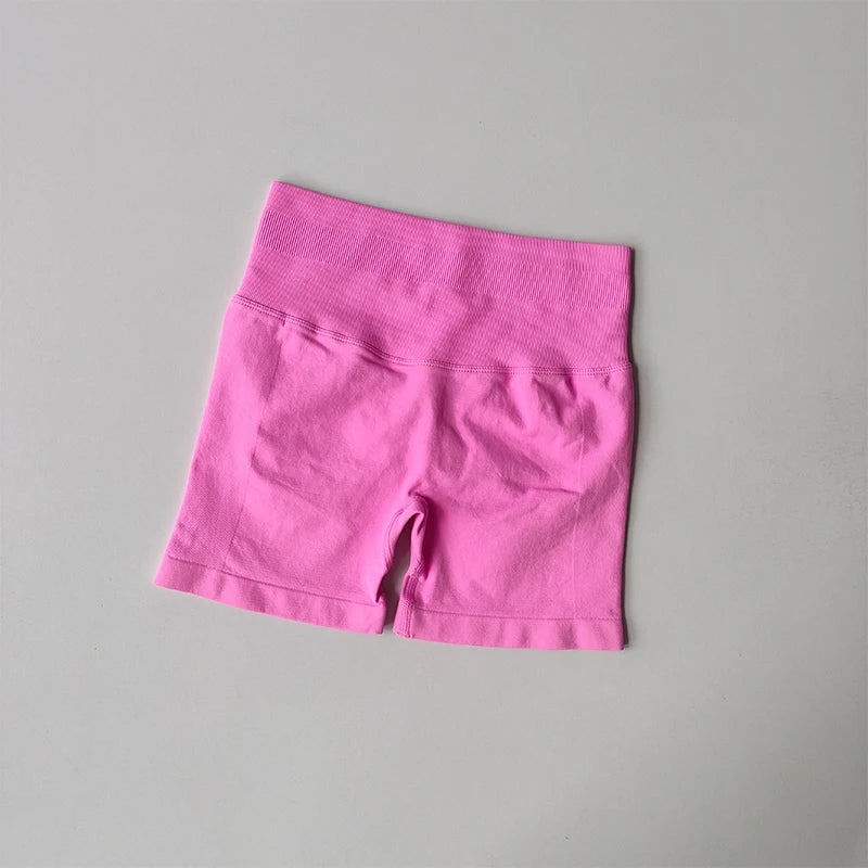 Peach Buttock Lifting Three-point Shorts Summer High Waisted Yoga Shorts Fashionable and Sexy Running Fitness Pants Solid Color
