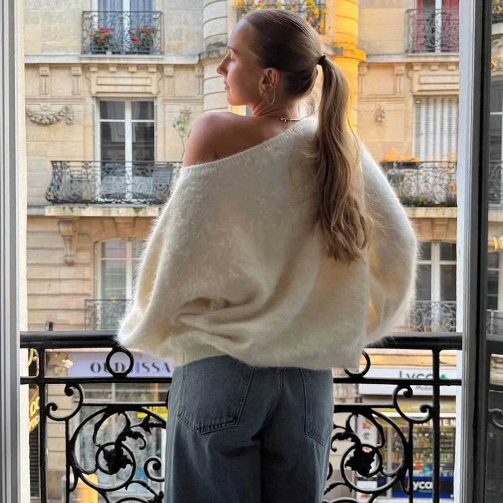 Women's Plush Loose Pullover Sweater