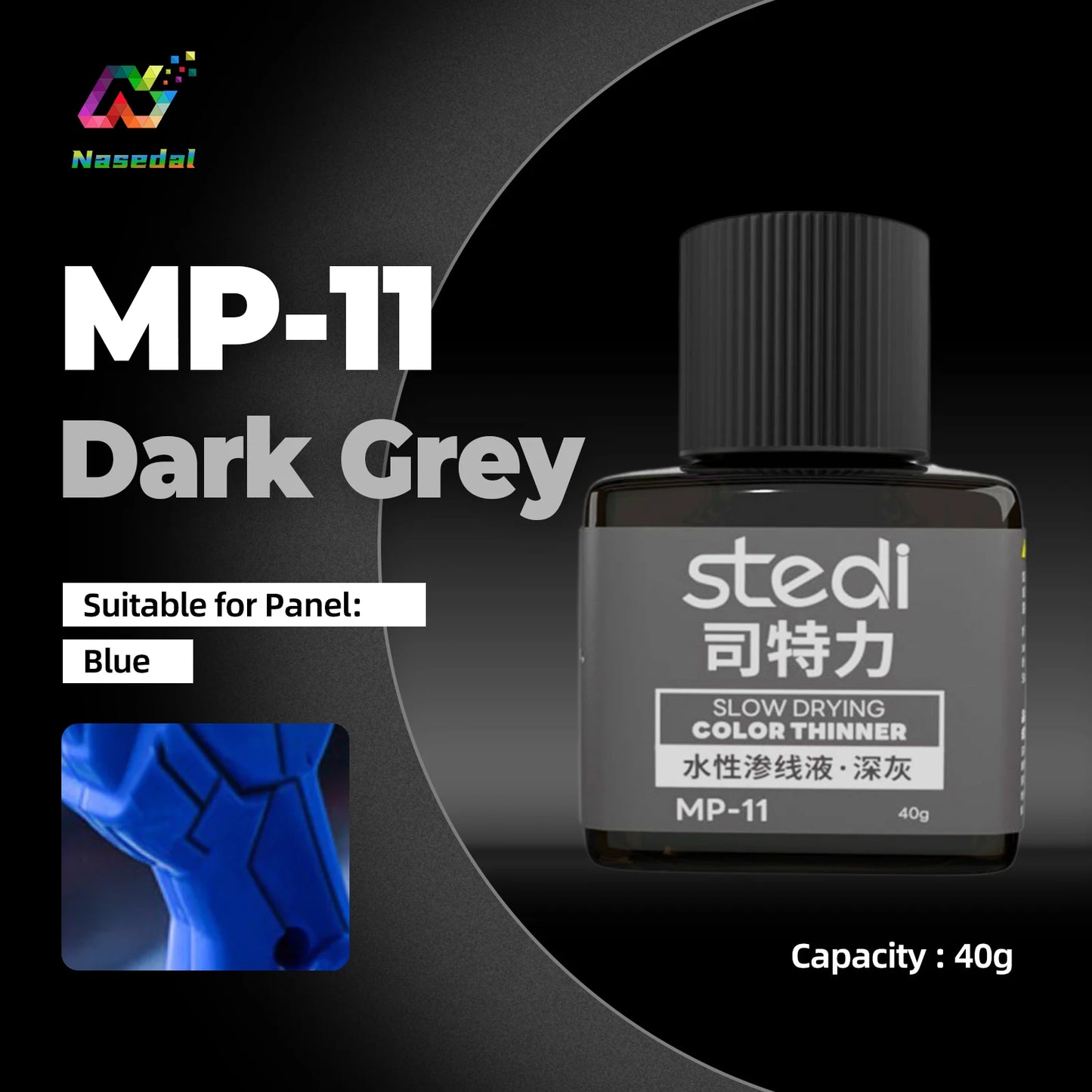 Stedi MP-07~MP-18 Weathering Acrylic Paints 40g for Gundam Military Models Panel Lining DIY Tools Kit DIY Crafting Supplies