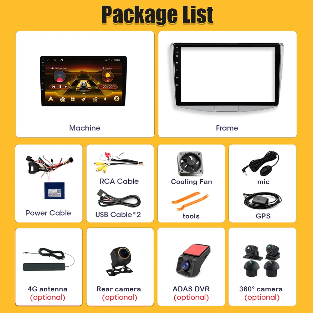 For Volkswagen VW Passat B6 B7 B8 CC 2007- 2021 Android 16 Multimedia Video Player Carplay Intelligent System Wifi 4G 8 Core