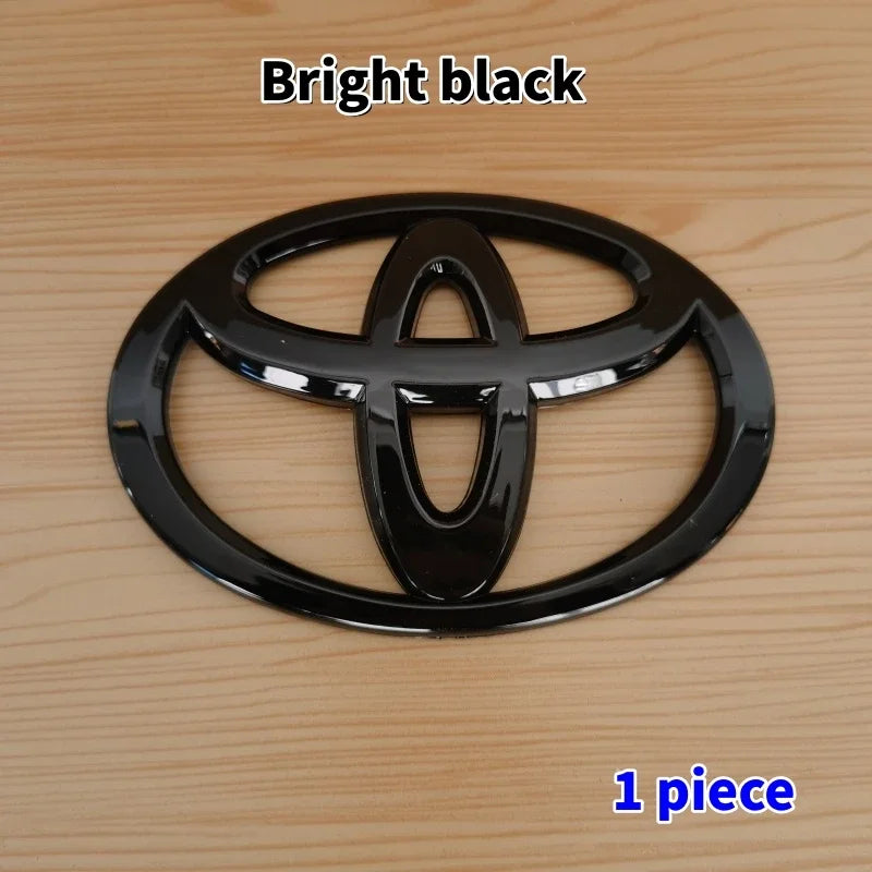 3D Car Emblem sticker For Toyota Front Grill Hood Rear Trunk Logo Corolla Camry RAV4 Hilux Yaris Prius Prado Badge Accessory