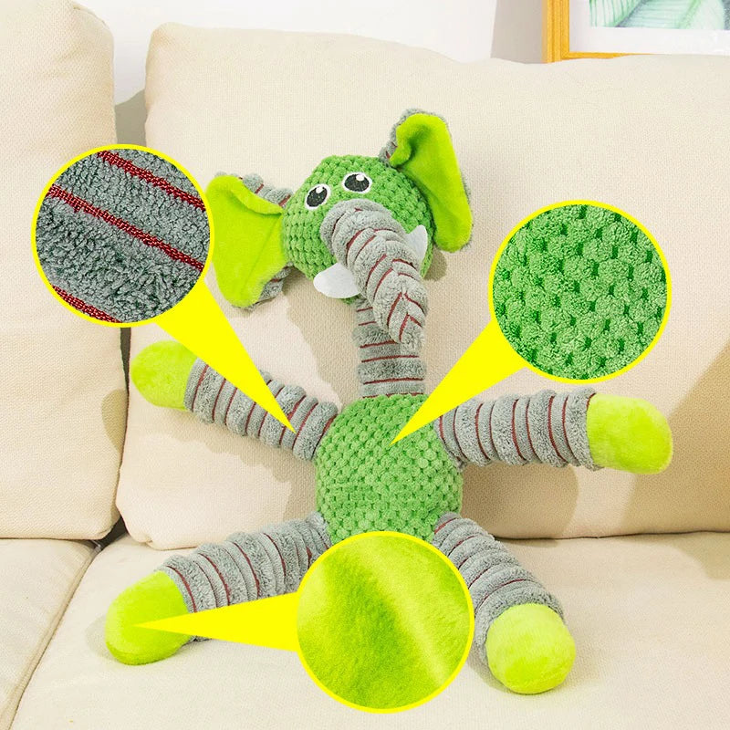 Soft Squeaker Plush Dog Toy - Interactive Puppy Toy – photo 2