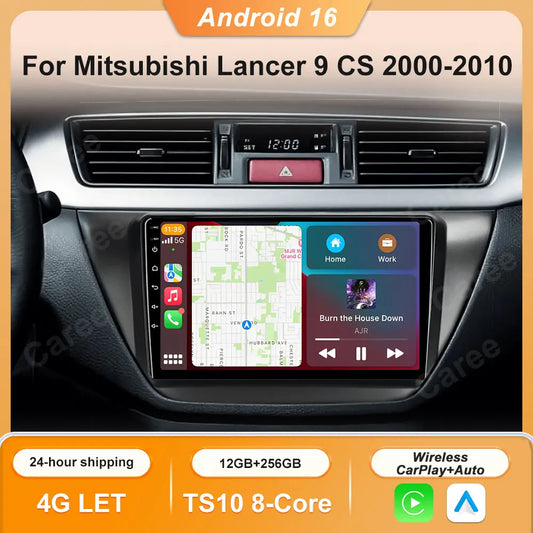 Car Stereo with Apple CarPlay & Android Auto, Compatible with Mitsubishi Lancer 9 CS (2000-2010)