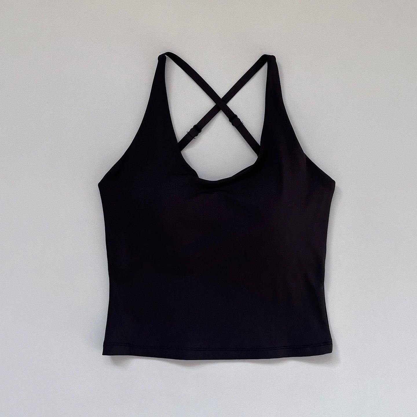 Women's Strappy Sports Bra — Beautiful-Back Padded Yoga Fitness Vest
