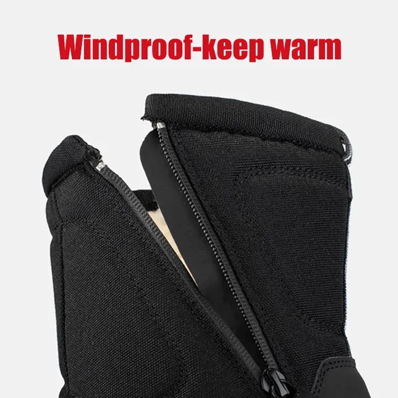 Men's Winter Waterproof, Anti-Slip, Windproof, Warm and Breathable Outdoor Comfortable Snow Boots