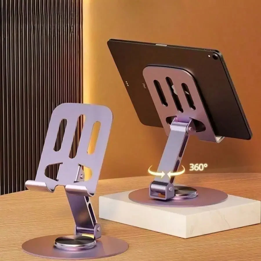 2026 New Rotating Aluminum Alloy Phone Holder, New All-Metal 360-Degree Rotating Mobile Phone Bracket, High-End Mechanical