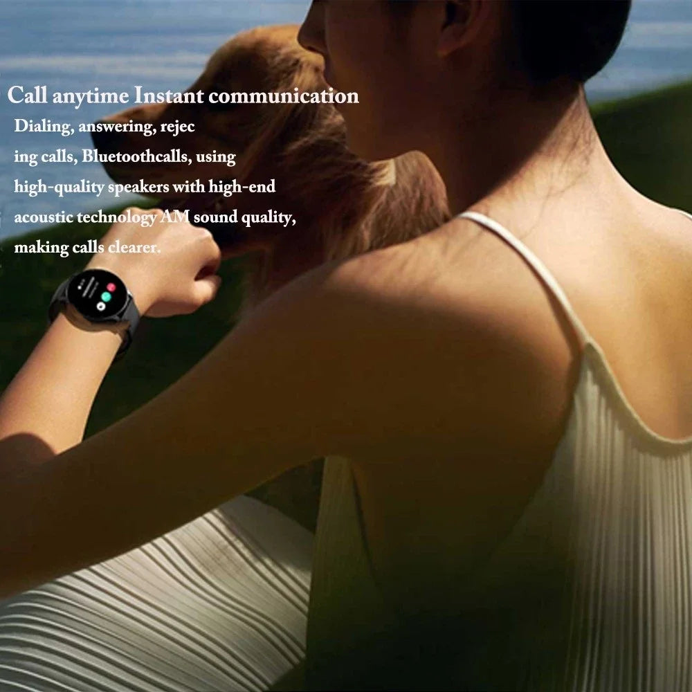 LAXASFIT 2026 New Fashionable Men's Smart Watch Wireless Call Digital Fitness Tracker Sports Smartwatch For Women's Android iOS