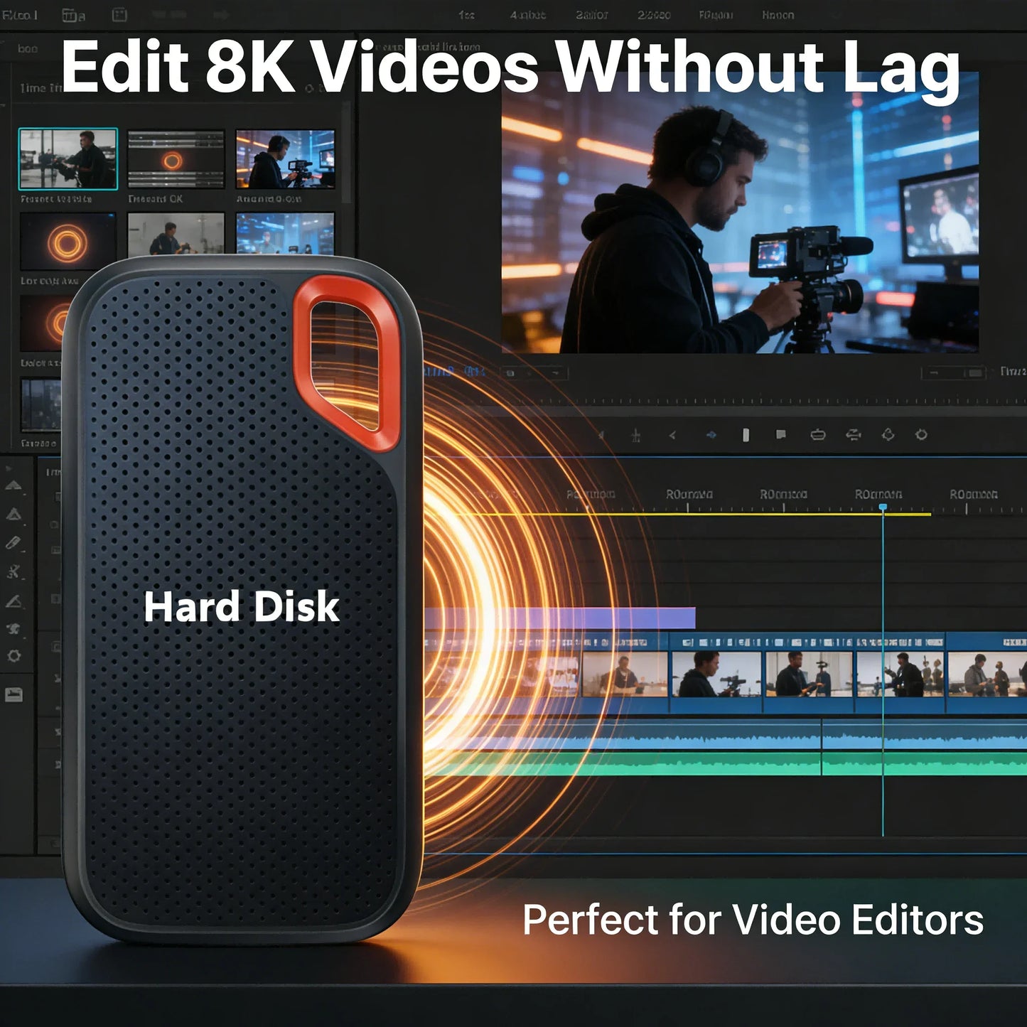 Ultra Thin Portable External SSD Solid State Drive | USB 3.1 Type-C