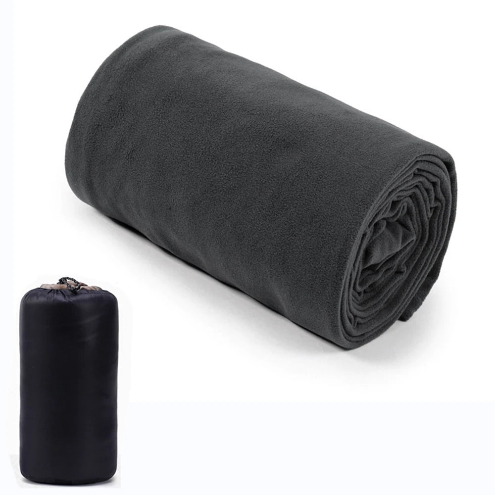 Polar Fleece Sleeping Bag Liner - Lightweight Travel and Camping Blanket - photo 14