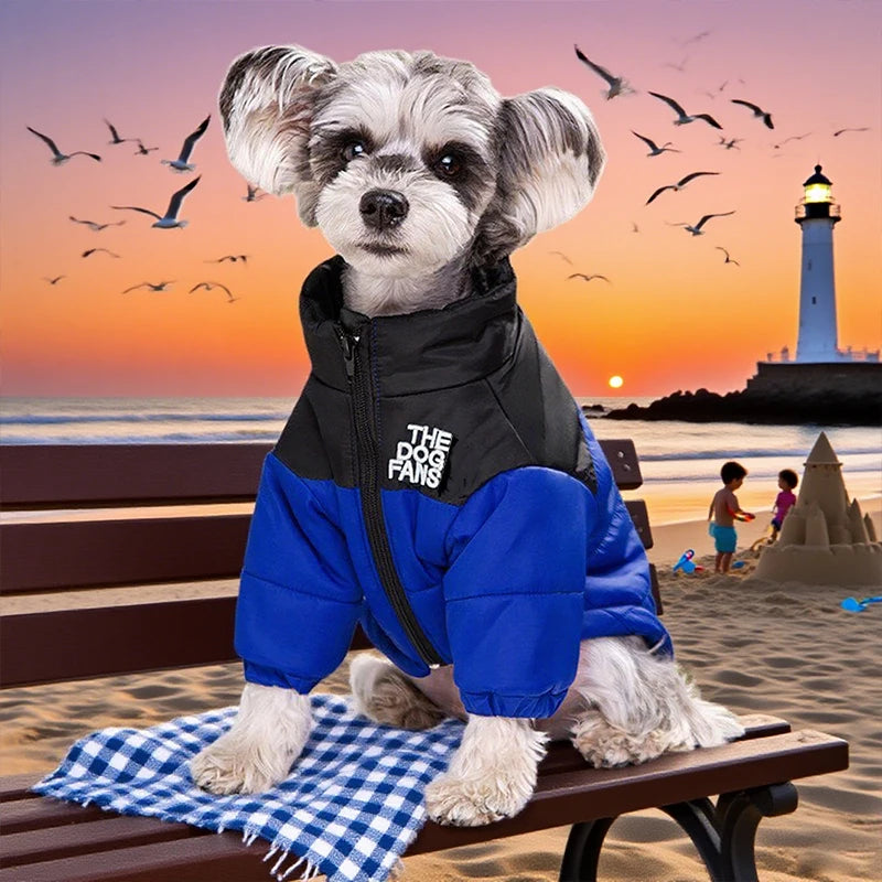 Full-Body Dog Snow Jacket - Zippered Reflective Winter Coat - photo 9