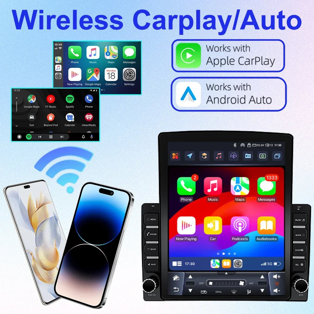 9.7" Android Car Stereo for Citroen Jumper, Peugeot Boxer & Fiat Ducato (2006–2022) — CarPlay, GPS, WiFi