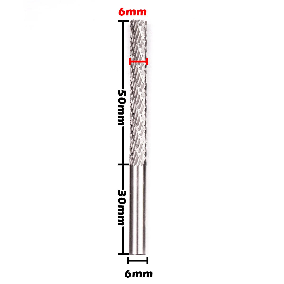 1PC Rotary Burr Cutter High Speed Steel Rotary Bur Cutter File Milling Cutter Drill Bit Engraving Bits Milling For Rotary Tool