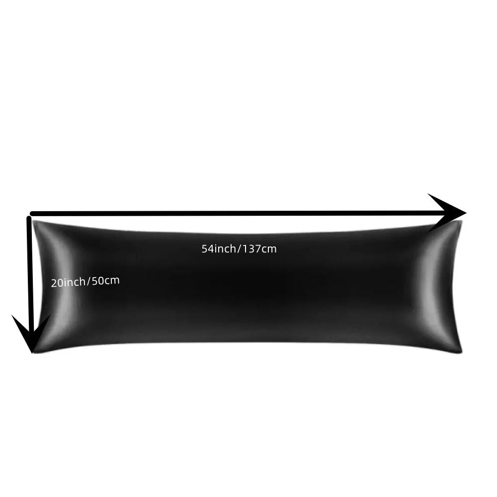 1pc Luxurious Satin Pillowcase for Hair and Skin Care Soft, Silky, Long Body Pillow Cover for Bedroom,Hotel, and Home Decor