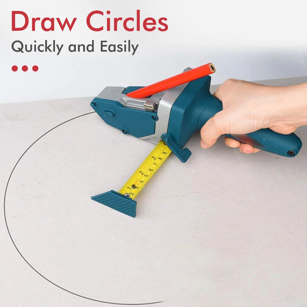 Drywall Cutting Scriber with Tape Measure and Blade - view 3