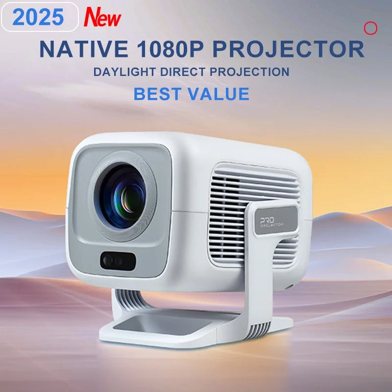 DITONG X3Plus Smart Projector – Native 1080P 4K Support, Android 11, WiFi 6, Auto-Focus, 600 ANSI Lumens | Home Theater