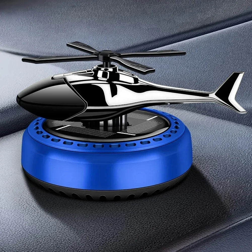 Helicopter Styling Solar Car air freshener Car Interior Decor Aromatherapy Car accessories Propeller rotary perfume diffuser