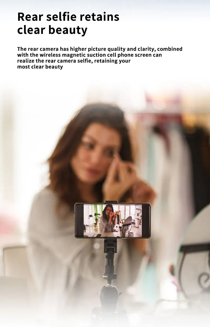 Mobile screen splitter selfie wireless display screen long-distance transmission monitor synchronized live broadcast Vlog screen