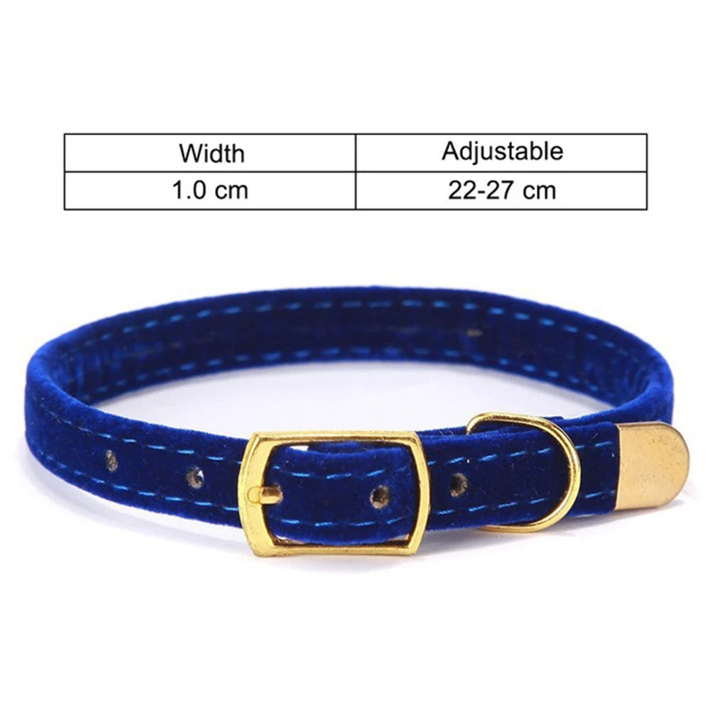 Cat Collar With Safety Cat Collars Adjustable Puppy Dog Collar For Small Dogs Kittens Solid Pet Collarhu Products Cat Necklace