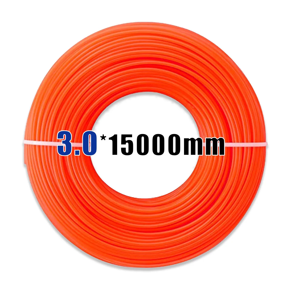 15m*2.0/2.4/2.7/3mm Mowing Nylon Grass Trimmer Rope Brush Cutter Strimmer Line Mowing Wire Lawn Mower Accessory（circle shape）