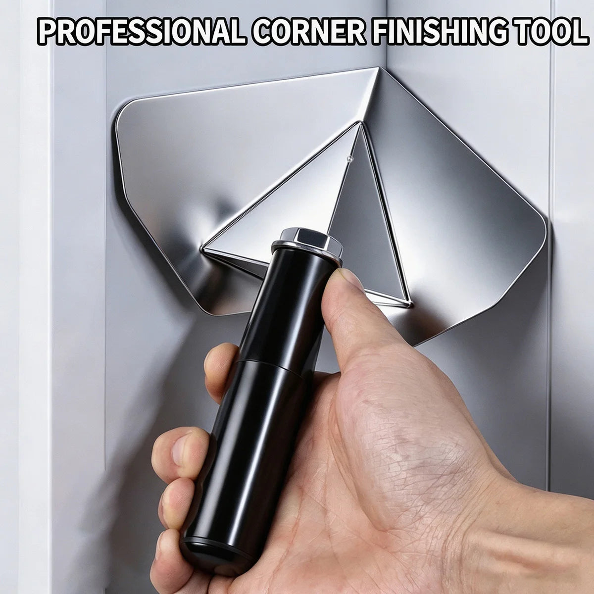 Stainless Steel 90 Degree Corner Trowel for Drywall and Plaster - view 8