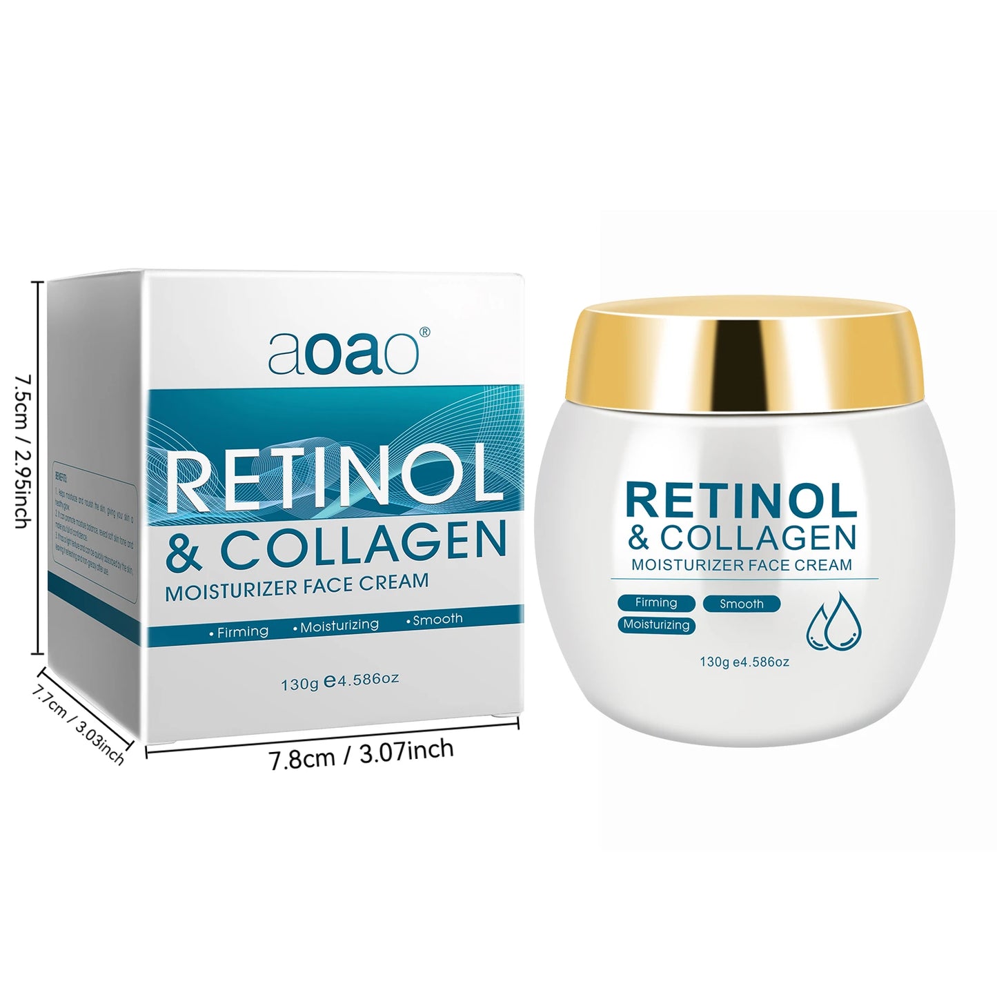 Retinol Moisturizing Cream  Firms & Smooths make the skin appear lighter, brighter, or more radiant