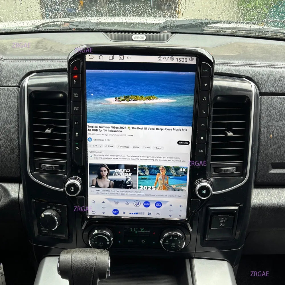 14.5" Android 15 Car Radio with Wireless CarPlay — Dodge RAM 1500/2500 (2008-2012)