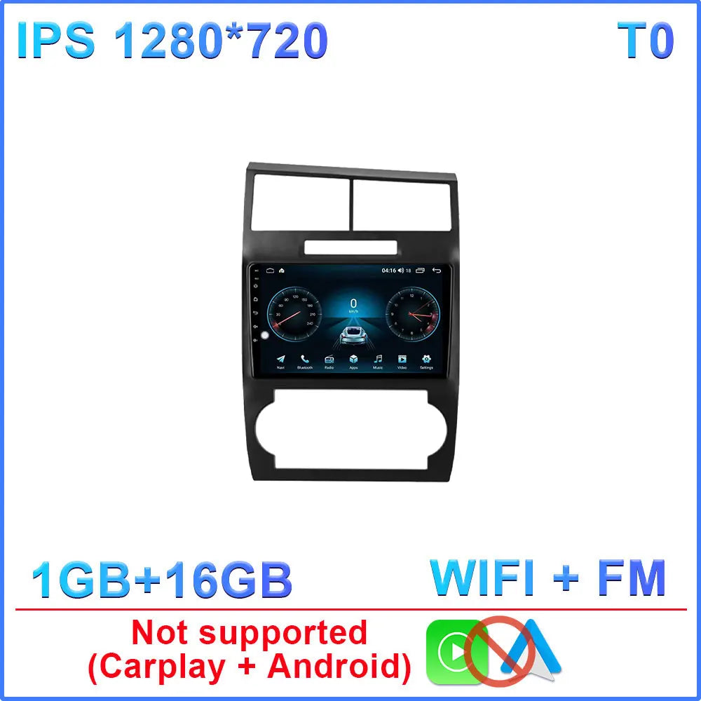 Car Radio Carplay For Dodge Charger LX 2005-2010 For Dodge Magnum 2 2003-2007 Navigation GPS Android Auto Stereo 4G Wifi No 2din