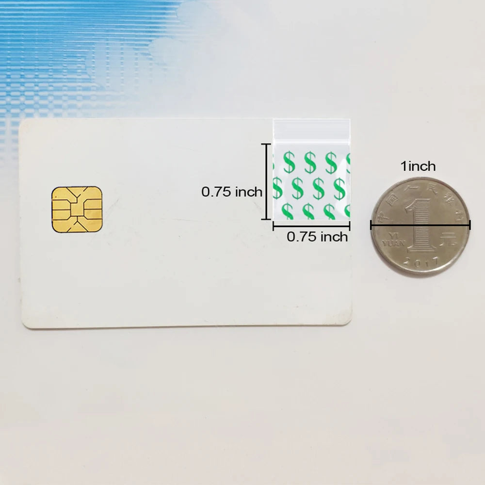 Zip Lock Bags For Candy Jewelry Trinkets Zip Seal Design Bag