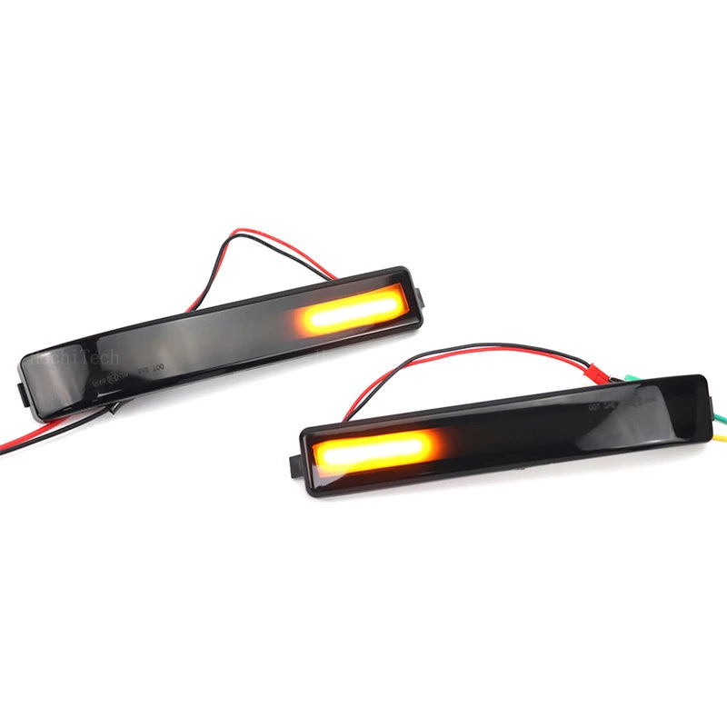 Smoked LED Dynamic Turn Signal Mirror Lights for Ford F-150 Raptor 2010–2014