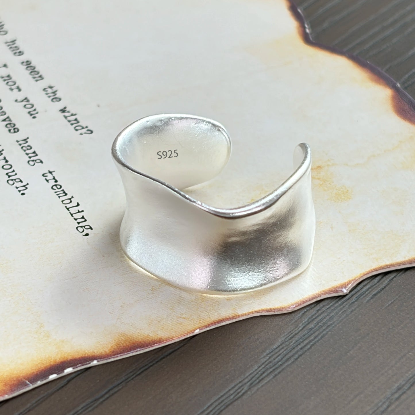 PANJBJ 925 Sterling Silver Hollow Out Rings For Women Three Layered Cross Punk Irregular Vintage Jewelry Gift Dropshipping