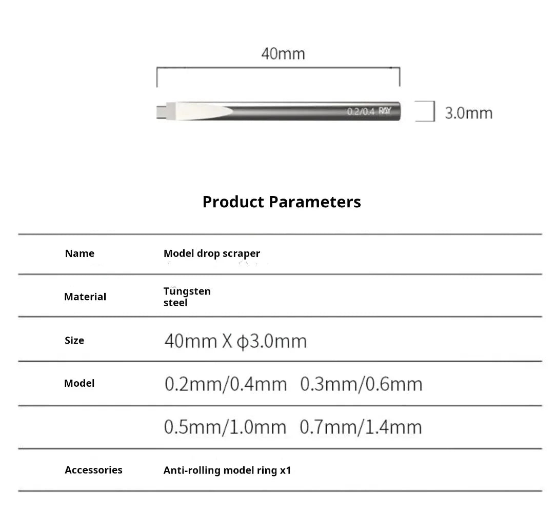 RAY Studio TinyGo Modeling Stepped Scraper for Gundam Military Scale Model Making Curved Step Scraper Kits Hobby DIY Craft Tool