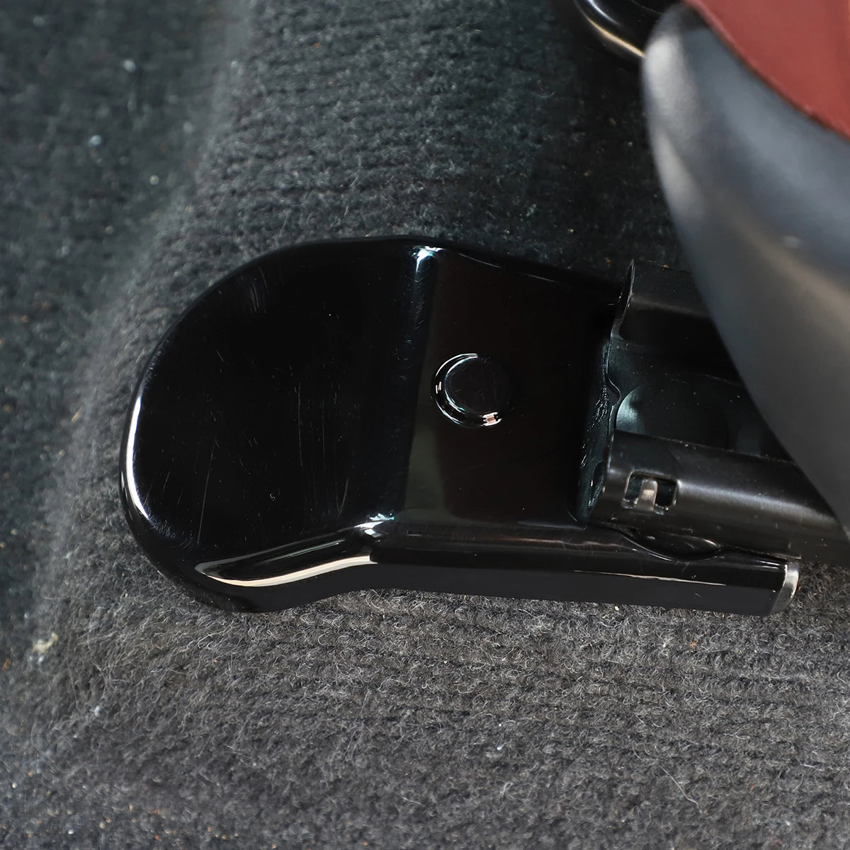 ABS Glossy Black Car Seat Foot Screw Protection Cap Decoration Cover Trim Fit For Toyota Hilux 2015-2022 Interior Accessories