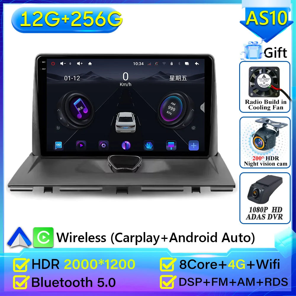 Android Car Stereo for Peugeot Expert, Citroen Jumpy, Fiat Scudo & Toyota Proace (2007–2017) — CarPlay, GPS