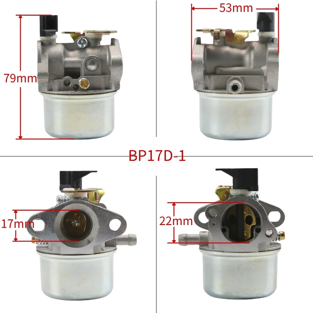 BP17D-1 For Briggs & Stratton Quantum 498965 498965 494216 493422 49494971 698056 698056 Lawn Mower Snow Plow Engine Carburetor
