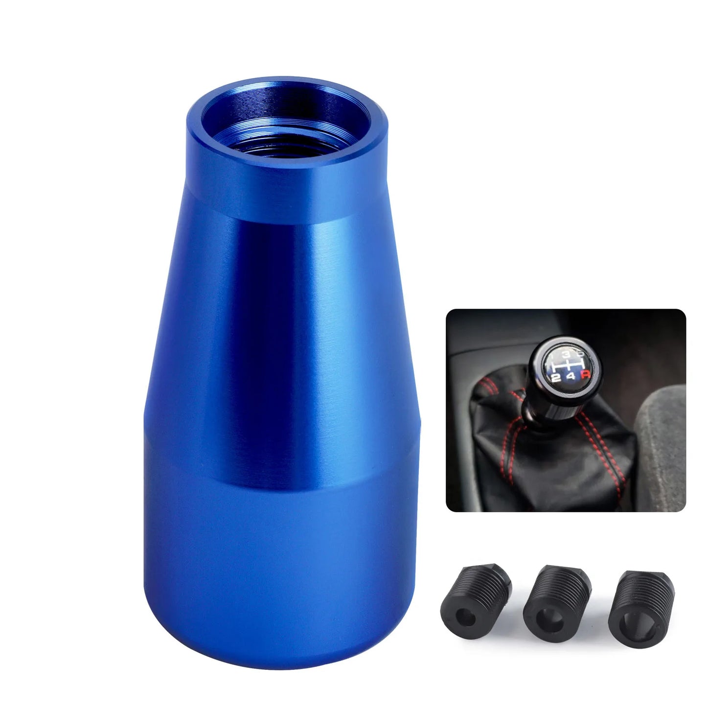 5 Speed Aluminium Gear Shift Knob Universal M8 M10 M12 Racing Shift Lever For Manual Transmission Gear level Knob Shift